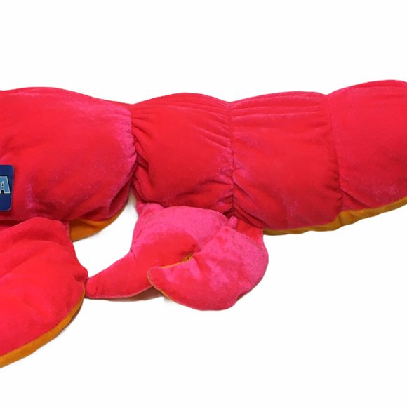 Goffa Pink Red LOBSTER Plush 20in. - Picture 3 of 8